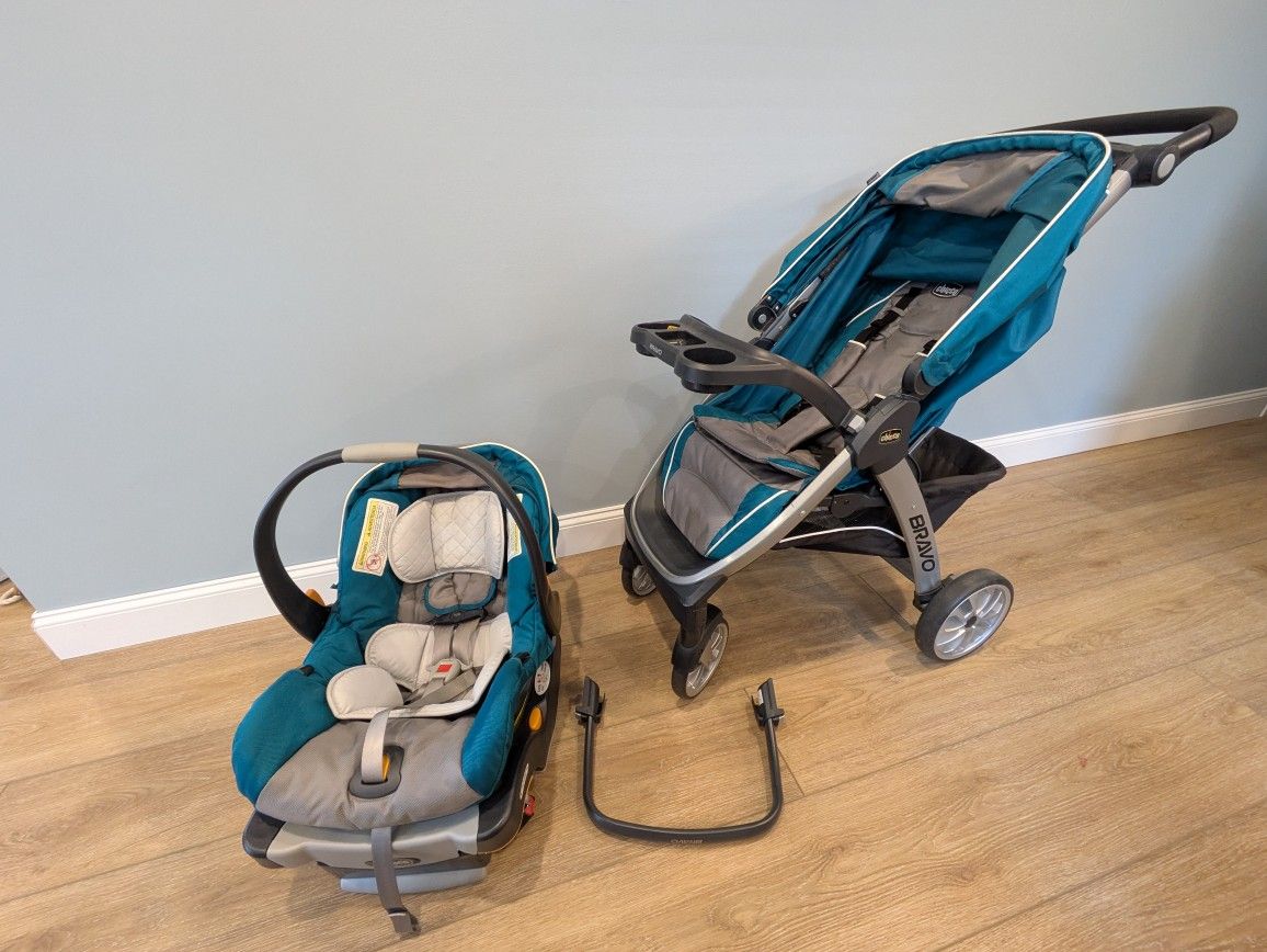 Chico Bravo Stroller and Car Seat