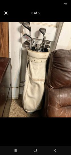 Hogan golf bag and clubs