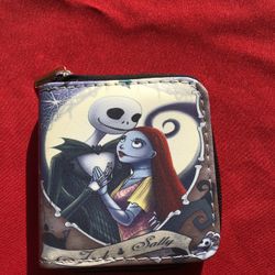 Jack Skellington and Sally from Disney's The Nightmare Before Christmas Wallet