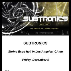 Subtronics VIP Meet And  Greet Friday Ticket 