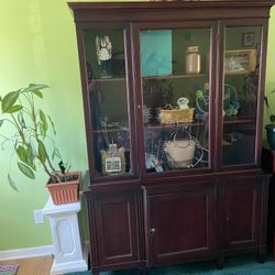Dining table and China hutch