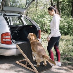 Adjustable Pet Ramp for All Dogs and Cats -/Rampa ajustable para mascotas para todos los perros y gatos
