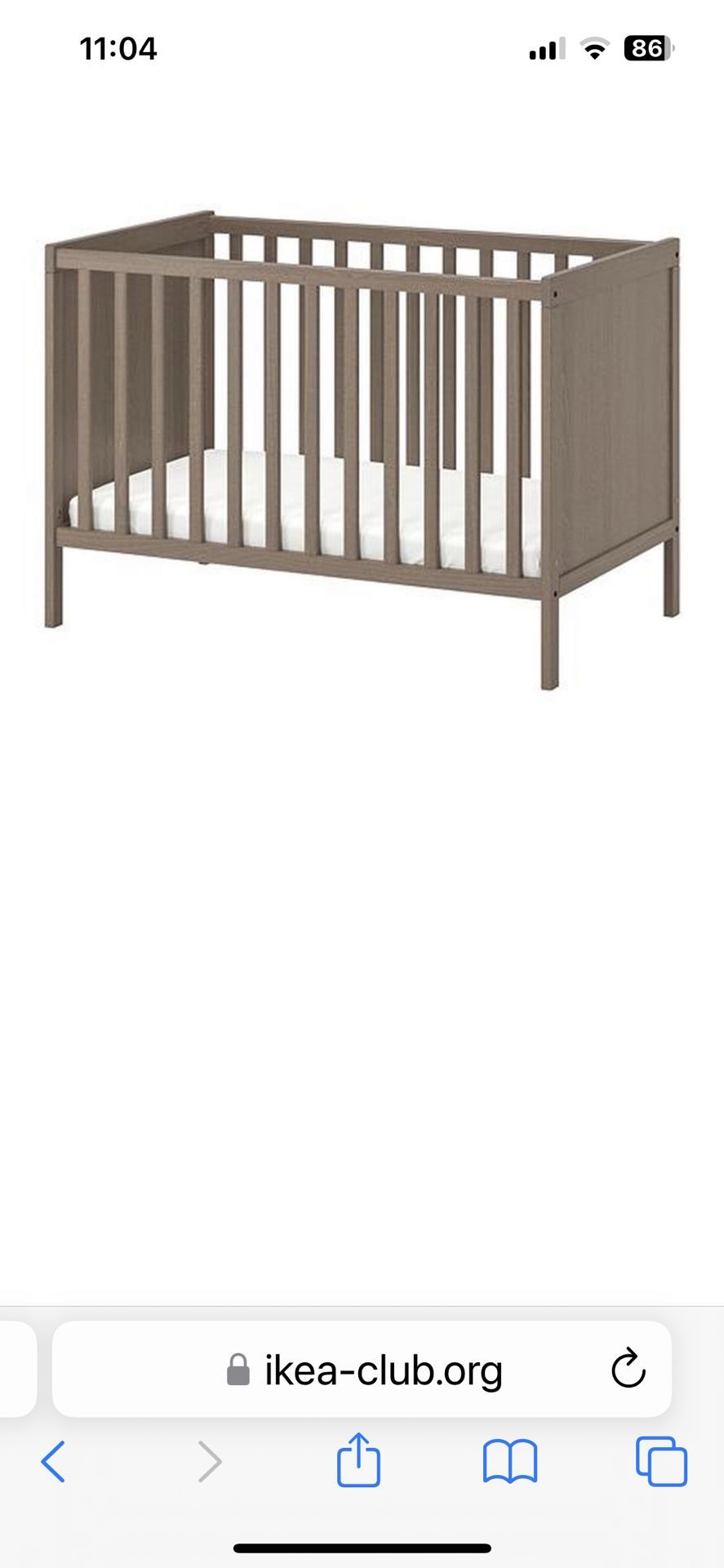 IKEA Sundvik Crib