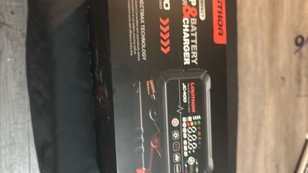 BEST OFFER!!LOKITHOR JC400 2A Car Battery Charger and 2500A Jump Starter 750mA/1A/2A, 6V/12V Automotive Battery Maintainer, Trickle Charger and Desulf