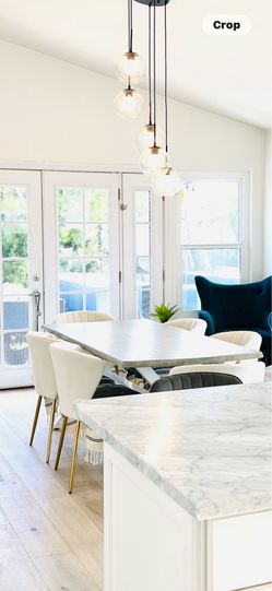 Dining room table and chairs
