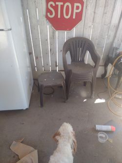 Plastic Chair And Table