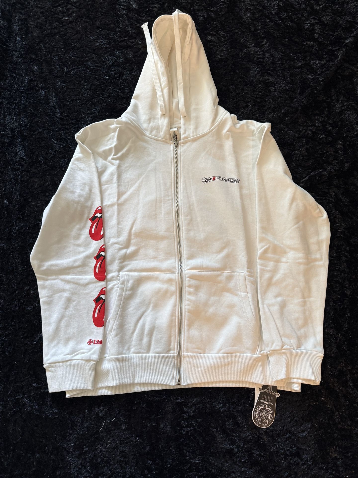 Chrome hearts Rolling Stones Las Vegas Zip Up Hoodie