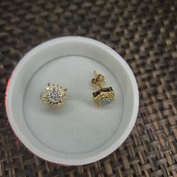 Real Diamond Earrings 