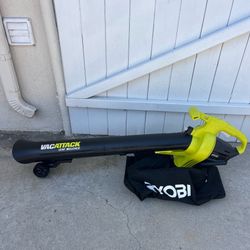 RYOBI 40V Vac Attack Cordless Battery Leaf Vacuum/Mulcher (Tool Only)