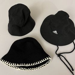 Bucket Hats - ZARA & Adidas