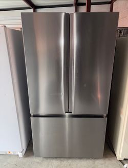 Stainless Steel Hisense Refrigerator And Freezer