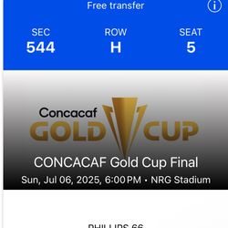 Gold Cup Ticket