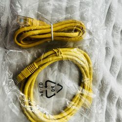 Yellow Ethernet Cable