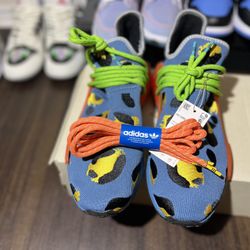 Pharrell NMD Hu Animal Print Altered Blue 