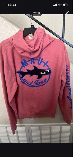MENS MAUI & SONS PULLOVER HOODIE JACKET. SZ MENS MEDIUM PREOWNED. BEACH WEAR