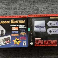 NES and SNES Classic Edition