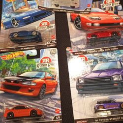 2023 Hot Wheels RONIN RUN Set Toyota Nissan In Hand Set