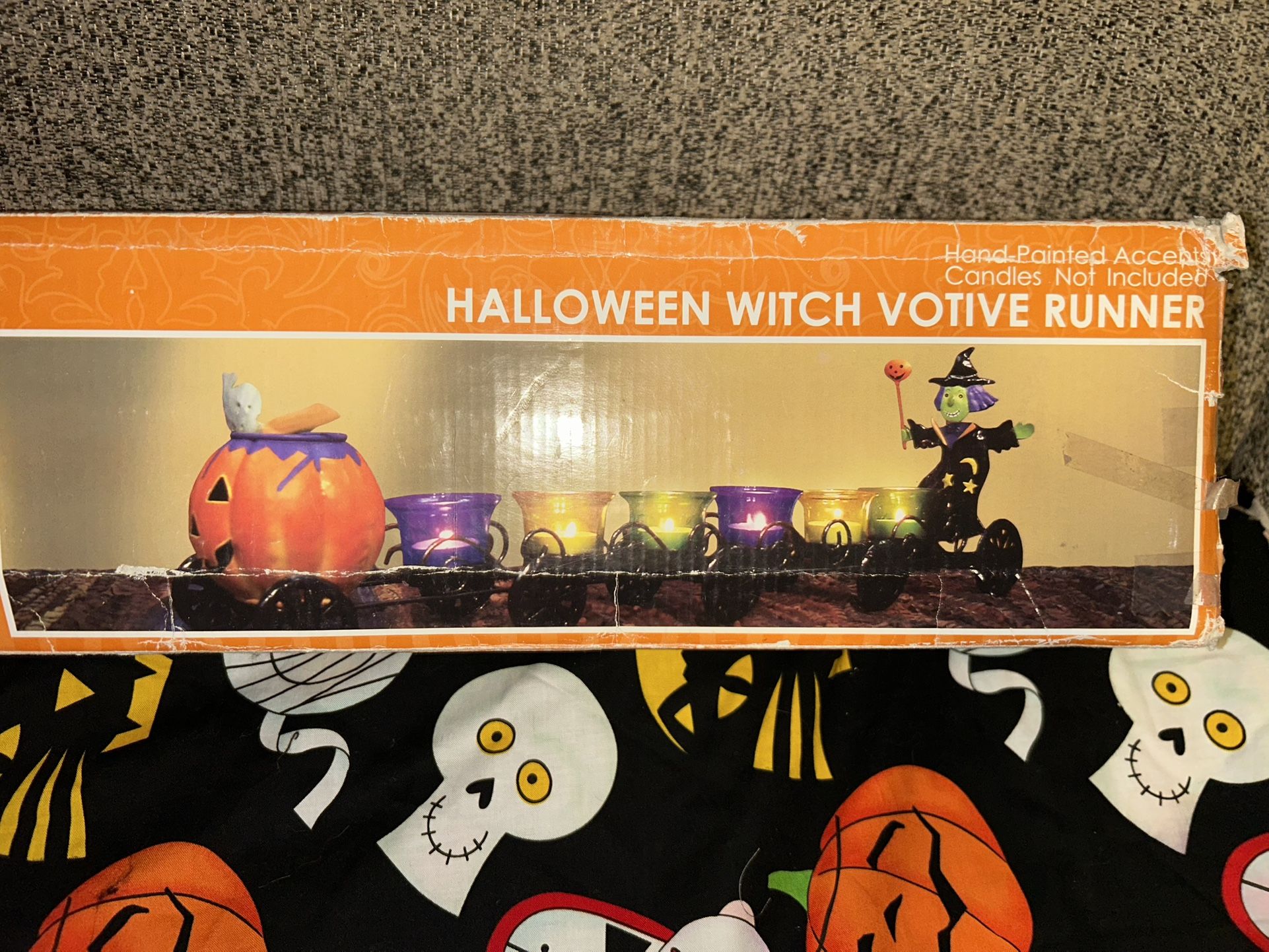 Halloween Witch Votive Runner