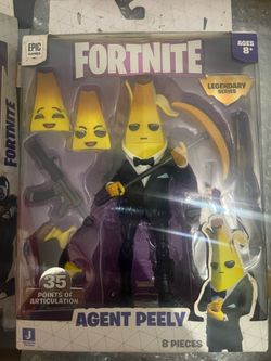 Fortnite Legendary Series AGENT PEELY Action Figure NIB TUXEDO vaulted Rare Mint