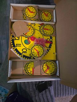 Vintage Judy Clock Classroom Teaching Set