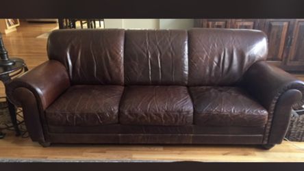 Leather couch
