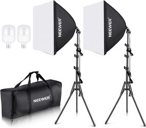 Neewer 700W Softbox Lighting Kit — LIKE NEW, Used Once ($120 retail)