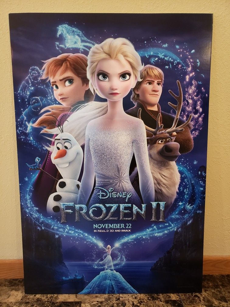 Disney's Frozen 2 Offical Mounted Movie Poster 