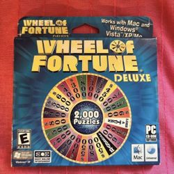 Wheel Of Fortune Deluxe  PC MAC Game 
