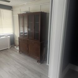 Real Wood China Cabinet 