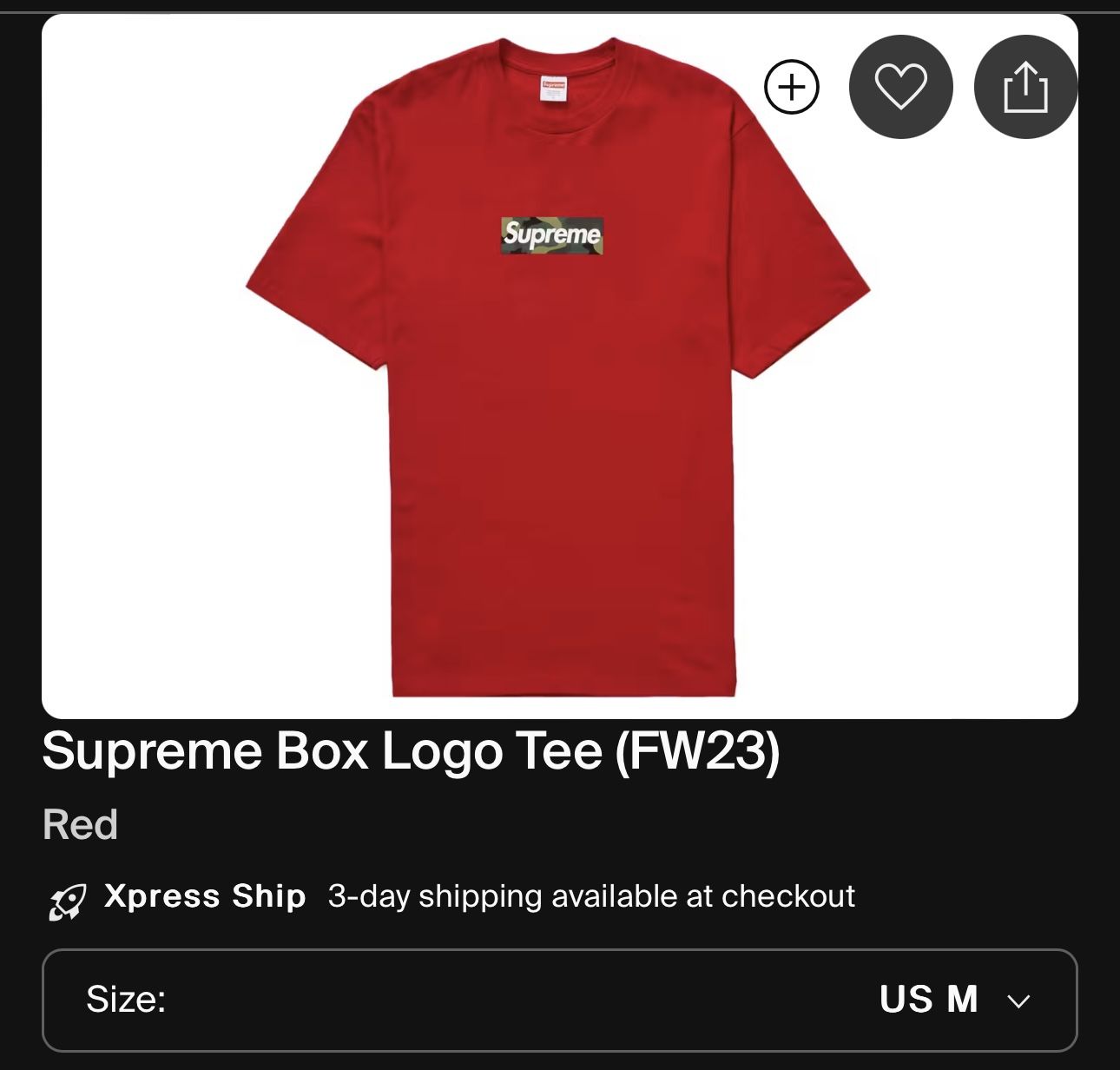 Supreme Box Logo Tee