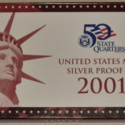 2001-S U.S. Mint Silver Proof Set