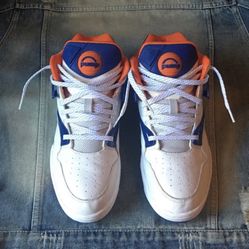 White/Royal/Orange “Knicks” Size 9.5