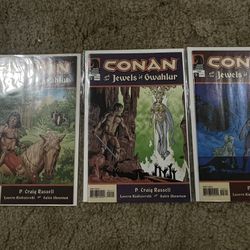 Comics of Conan and the Jewels of Gwahlur (Entire Mini Series