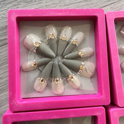  Handmade press on nails - Size L