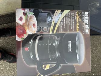 Better Chef 12 Cup Coffee Maker Cord Storage Black Model IM-112B