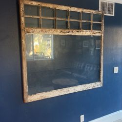 Antique Window Shabby Chic Cottage Decor 
