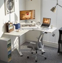 L-Shaped Corner Standing Desk