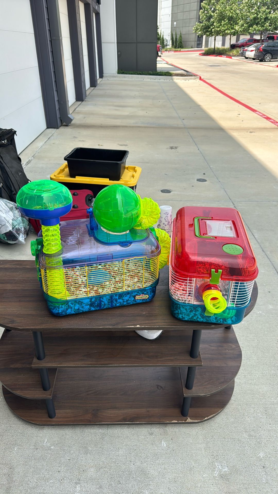 Hamster Cage 2 . They Join Together Or Can Be Bought Separately . Asking 25 Each 45 If You Wanna Get Both Together