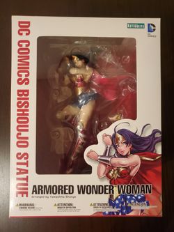New Kotobukiya Armored Wonder Woman DC Comics Bishoujo Statue 1st Edition 2014