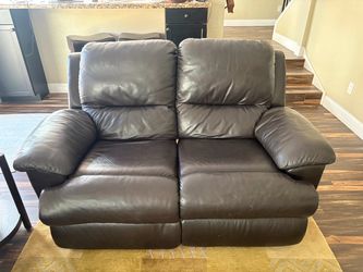 Leather Loveseat Recliner