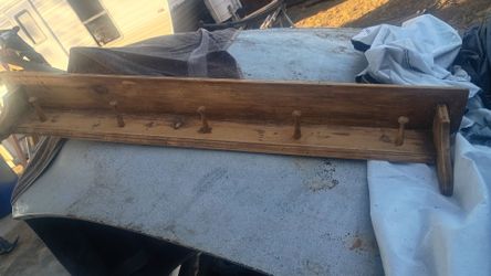 Antique wooden shelf