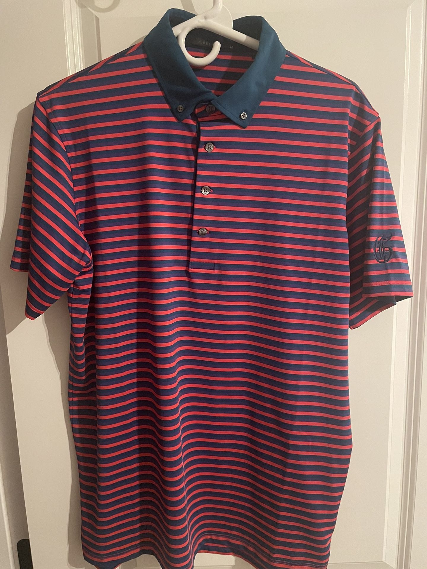 Greyson Golf Men’s Medium Polo Shirt Stripe