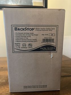 Water Heater Safety Tank