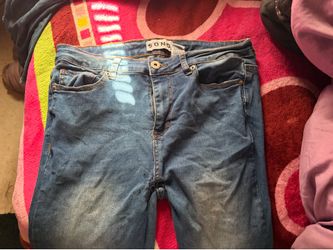Denim stretch boot cut jeans