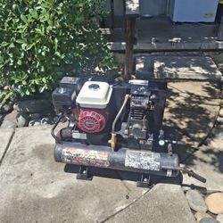 Excellent Condition Wheel Barrow Compressor 