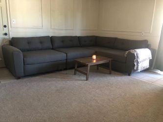 Living Spaces like new  sectional.