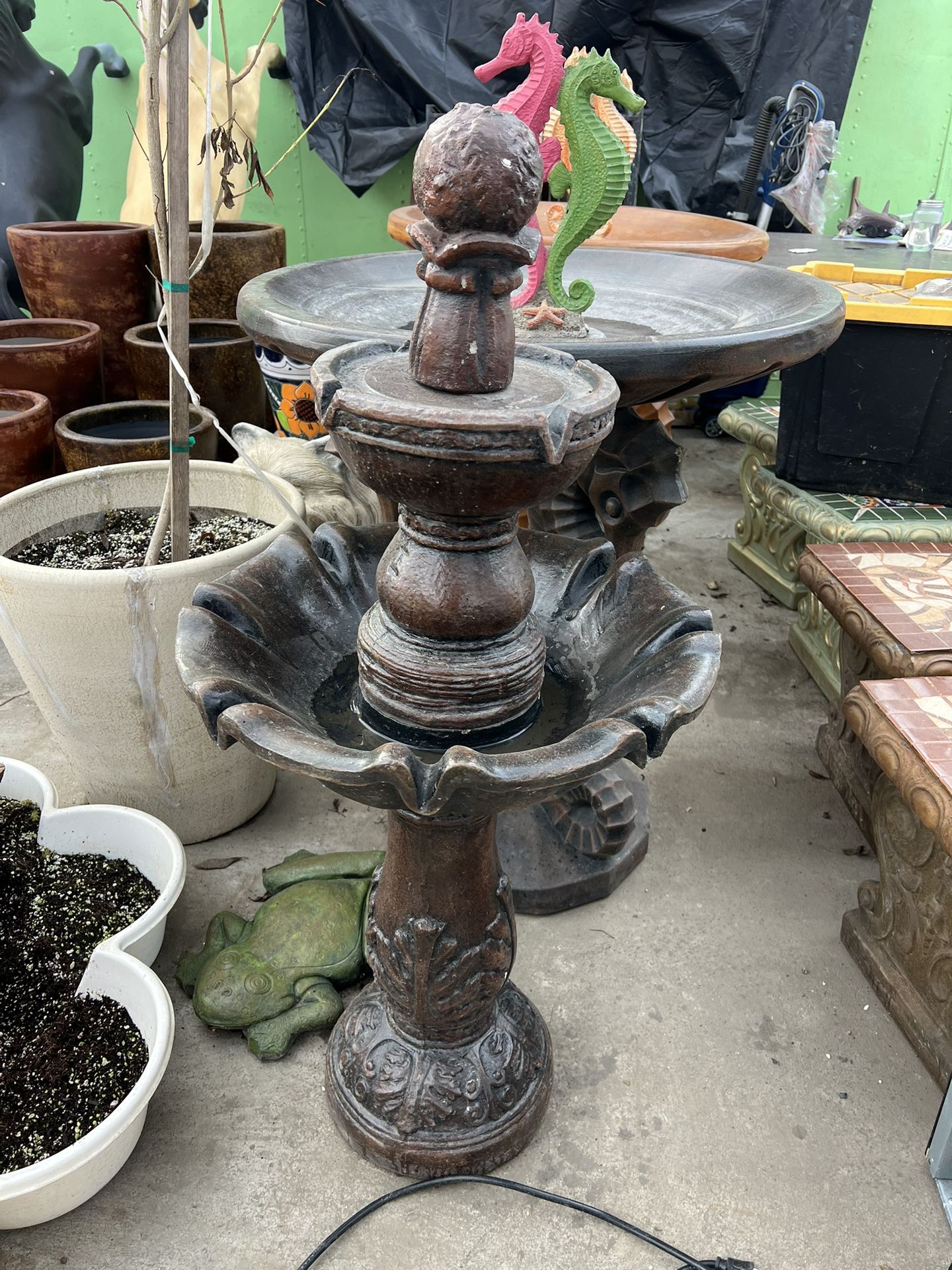 Small Concrete Water Fountain