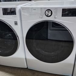 LG ThinQ  Washer And Dryer Electric 