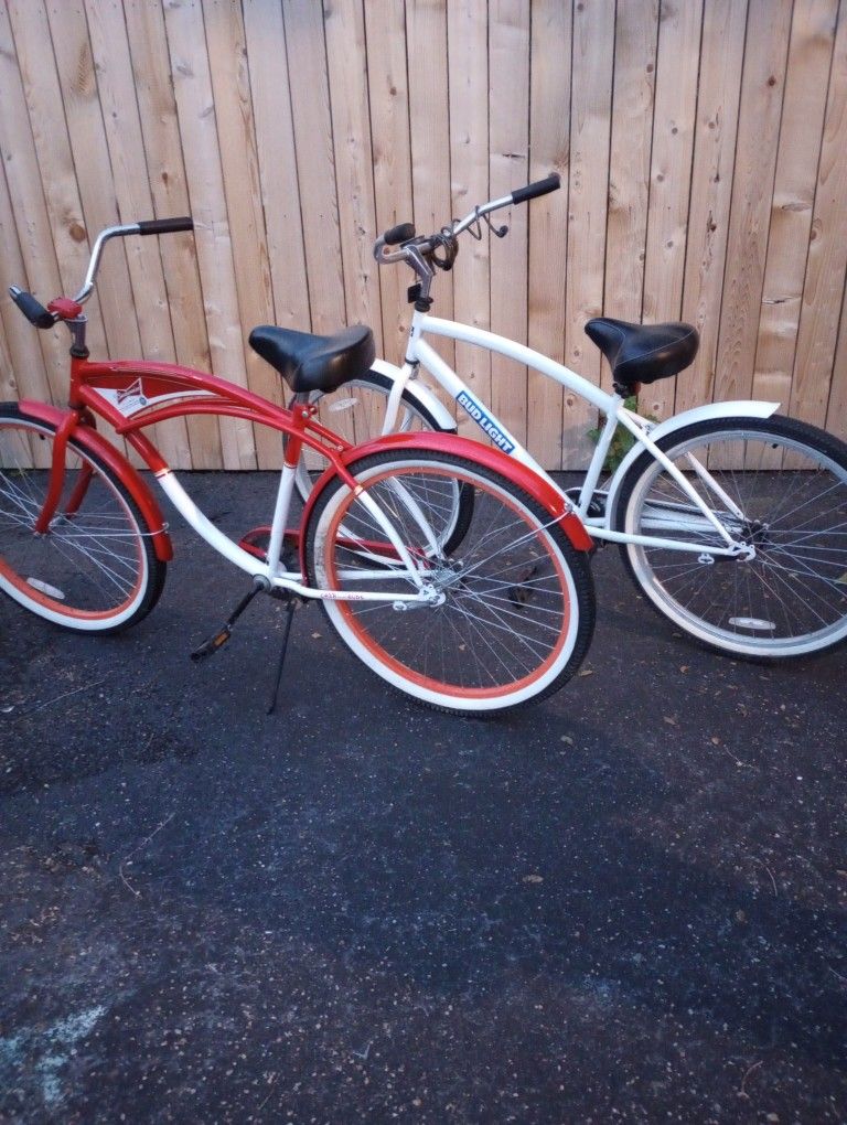Bud Light & BudWeiser Beach Cruiser Promo Bikes