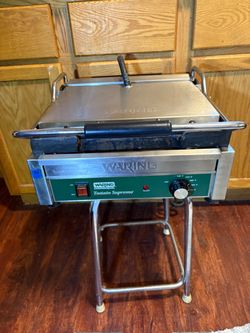 Waring WFG250C Tostato Supremo Lg Smooth Panini Press Sandwich Grill Commercial